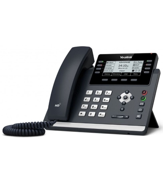 Ip-телфон YEALINK SIP-T43U, 12 аккаунтов, BLF, PoE, GigE, без БП, шт