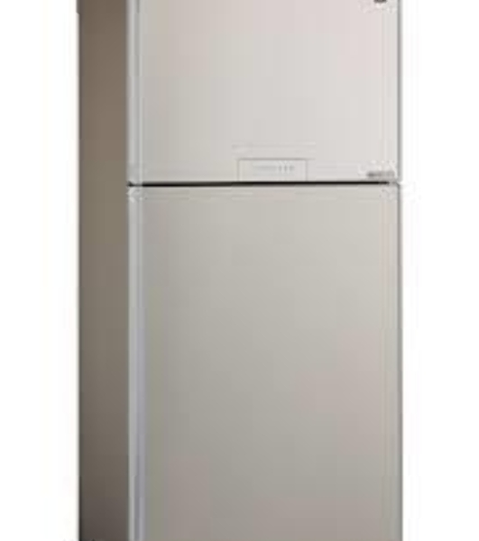 Холодильник Sharp SJ-XG60PMBE бежевый двухкамерный 422/178 л морозилка сверху, No Frost