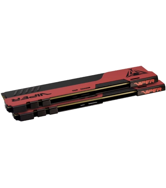Оперативная память Patriot Viper Elite II, DDR4, 16GB (2x8 GB), 3200 MHz, CL18, DIMM, радиатор, красный, черный