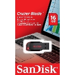 Флешка USB Sandisk CZ50 Cruzer Blade (SDCZ50-016G-B35), 16Gb, USB 2.0, R/W 15/4, черный/красный, фото8