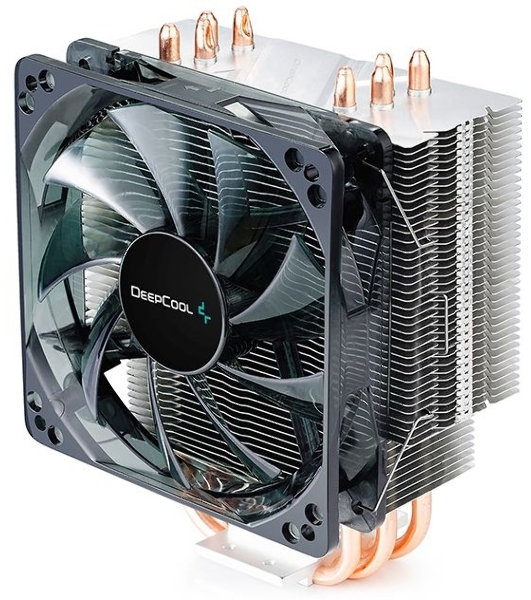 Кулер Deepcool GAMMAXX 400 BLUE BASIC серебристый 120мм алюминий+медь 1500rpm 30db 4-pin 130W 154мм