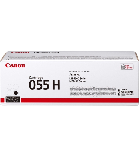 Картридж лазерный Canon 055 H BK (3020C002) черный (7600 стр.) для Canon i-SENSYS серий MF740, LBP660