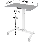 Стол для ноутбука Cactus VM-FDE101 столешница МДФ серый 80x60x123см (CS-FDE101WGY), фото10