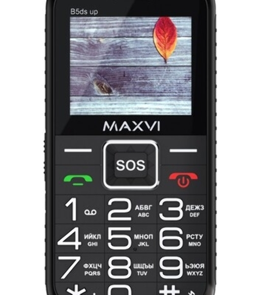 Мобильный телефон Maxvi B5ds up черный