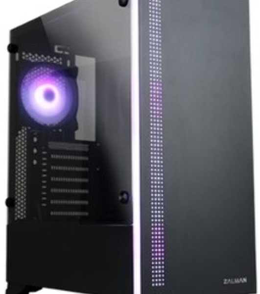 Компьютерный корпус ZALMAN S5, ATX, BLACK, WINDOW, 2xCOMBO (3.5' or 2.5'), 4x2.5', 2xUSB 2.0, 1xUSB 3.0, FRONT 1x120мм, REAR 1x120мм RGb