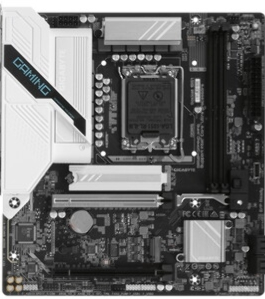 Материнская плата Gigabyte B860M GAMING WIFI6, LGA 1851, Intel B860, 2xDDR5, 4xSATA, 2xM.2, 1xPCIe 5.0 x16, 1xPCIe 4.0 x16, 1xHDMI, 1xDP, 1x2.5Gb LAN, Wi-Fi 6, Bluetooth 5.3, 3xUSB-A 5Gbps, 3xUSB-A 2.0, 1xPS/2, 3x3.5 мм, 7.1, mATX
