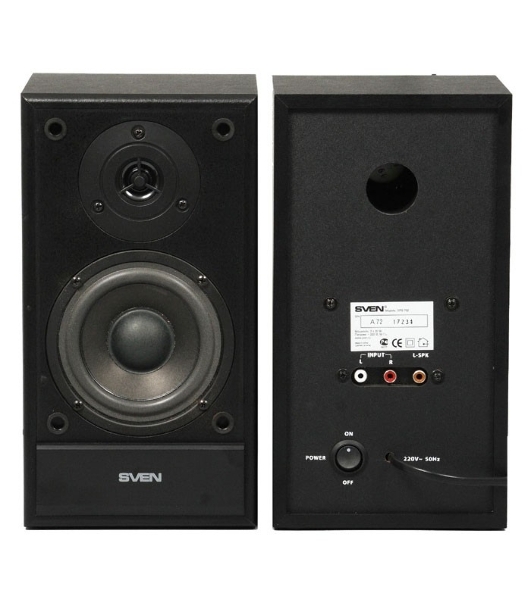Акустическая система SVEN SPS-702 2.0 черный 40Вт