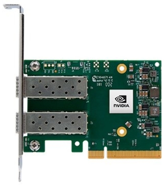 Сетевая карта ConnectX-6 Lx EN adapter card, 25GbE, Dual-port SFP28, PCIe 4.0 x8, No Crypto, Tall Bracket