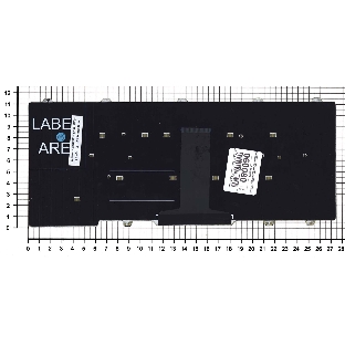 Клавиатура для ноутбука Dell Latitude E5470 E7470 черная без рамки и указателя
