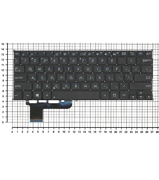 Клавиатура для ноутбука Asus S201 S201E X201 X201E черная