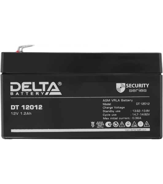 Батарея для ИБП Delta DT 12012 (12V, 1.2Ah)