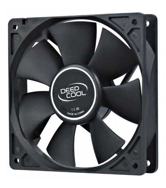 Вентилятор для корпуса DEEPCOOL XFAN 120 черный, 120 мм, 1300 об/мин, 23.7 дБ, 3 pin