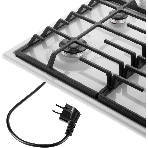 Газовая варочная панель Maunfeld EGHE.64.6CW/G, 4 конфорки, эмалированная сталь, белый, фото34