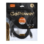 Кабель GoPower HDMI (M)-HDMI (M) 3.0M 00-00027306 черный, фото 1