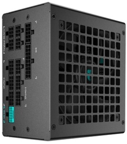 Блок питания Deepcool/GamerStorm PQ1000G (ATX 3.1, 1000W, Full Cable Management, PWM 120мм fan, 80 PLUS GOLD, Active PFC + Half Bridge + DC/DC, Full Japanese Capasitors, Gen5 PCIe) RET