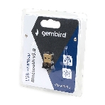 Адаптер Bluetooth Gembird, BTD-MINI5-2, ультратонкий корпус, v.5.0, 10 м, USB, фото 1