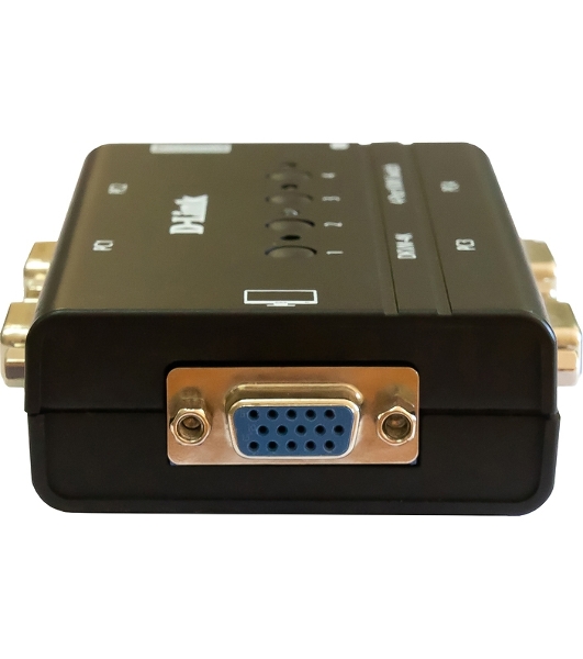Переключатель KVM D-link DKVM-4K/B3A 4-портовый KVM-переключатель с портами VGA и PS/2