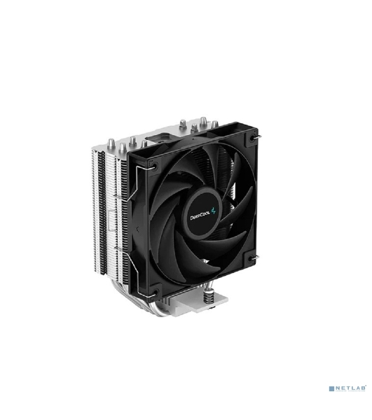 Кулер для процессора DEEPCOOL AG400 черный, 120 мм, алюминий/медь, 2000 об/мин, 31.6 дБ, 4 pin, 220 Вт, 150 мм