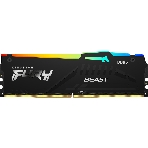 Оперативная память Kingston Fury Beast, DDR5, 32Gb (1x32Gb), 6000MHz, CL30, DIMM, с радиатором, RGb, черный, фото13