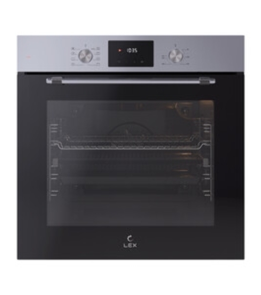 Духовой шкаф электрический LEX EDP 680 IX MAX, встраиваемый, нержавеющая сталь