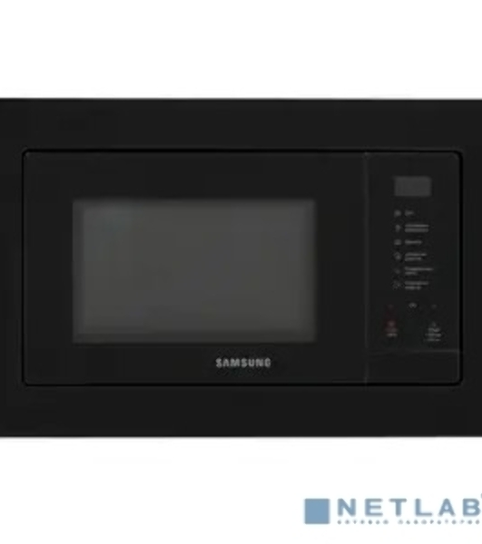 Встраиваемая микроволновая печь Samsung MS23A7118AK/BW 23л, 800Вт, черный