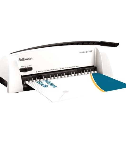 Переплетчик Fellowes Starlet 2+ (FS-52279) A4/перф.12л.сшив/макс.120л./пластик.пруж. (6-16мм)