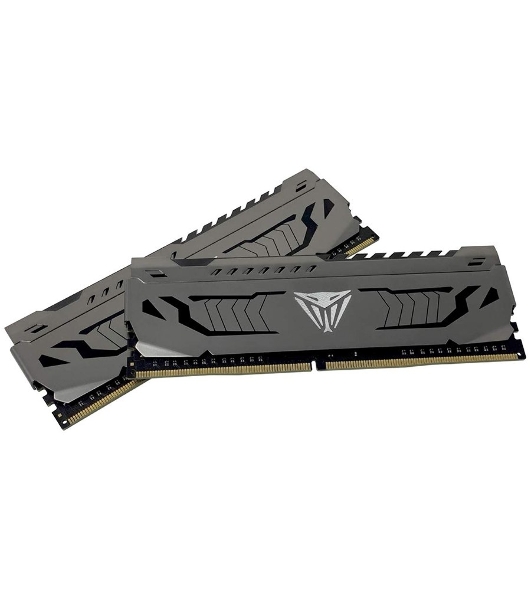 Оперативная память Patriot Viper Steel, DDR4, 16GB (2x8 GB), 3200 MHz, CL16, DIMM, радиатор, черный