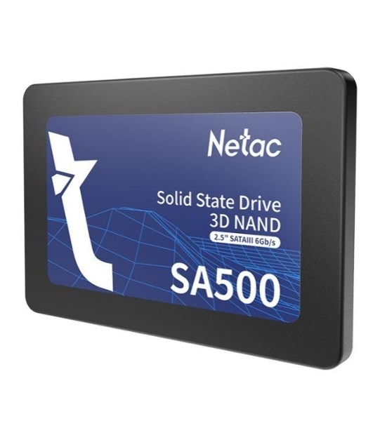 Накопитель SSD Netac SA500, 512Gb, SATA III, 2.5', R/W 520/450