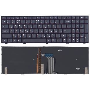 Клавиатура для ноутбука Lenovo Y500 Y500N Y500NT Y510P Y500NT-ISE черная с подсветкой
