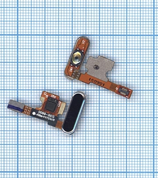 Шлейф со сканером отпечатка пальца для Xiaomi Mi 5 черный