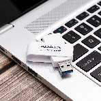 Флешка USB ADATA UC310 (UC310-256G-RWH), 256Gb, USB 3.2 Gen1, R/W 100/30, белый, фото2