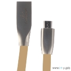 Кабель USB2.0 Cablexpert CC-G-mUSB01Gd-1M, AM/microB, серия Gold, длина 1м, золотой, блистер, фото3