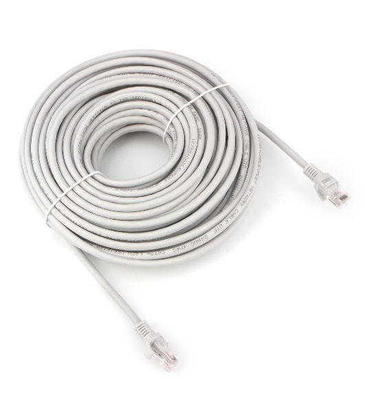 Патч-корд LSZH UTP Cablexpert PP31-20M cat.5e, 20м, литой, многожильный, серый