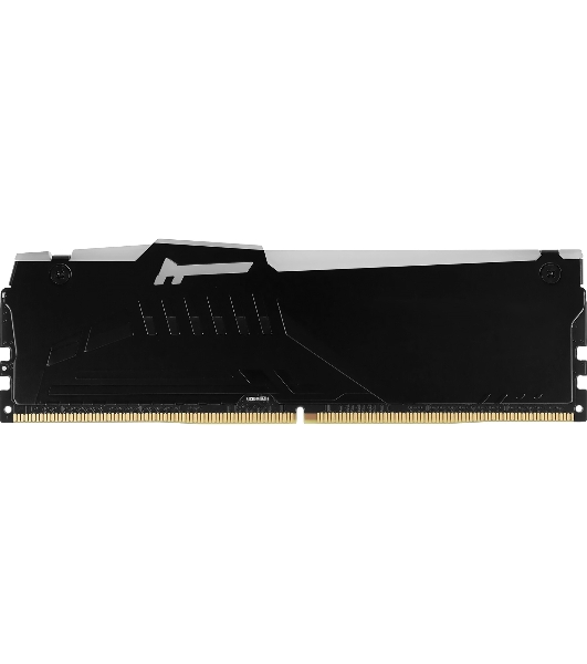 Оперативная память Kingston Fury Beast, DDR5, 32Gb (1x32Gb), 6000MHz, CL30, DIMM, с радиатором, RGb, черный