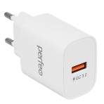Сетевое зарядное устройство PERFEO с разъемом USB, QC3.0, 18W, белый (I4659), фото4