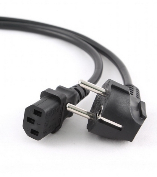 Кабель Gembird Power 250V 10A EUR, VDE питания сетевой, Евровилка, заземление, 5m (PC-186-VDE-5M)