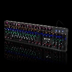 Клавиатура Oklick 970G Dark Knight проводная, USB Type-A, чёрный/серебристый, фото2