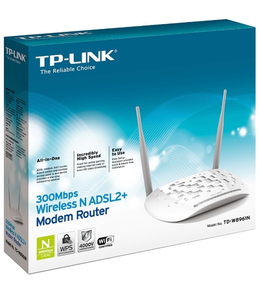 TP-Link TD-W8961N N300 Wi-Fi роутер с ADSL2+ модемом