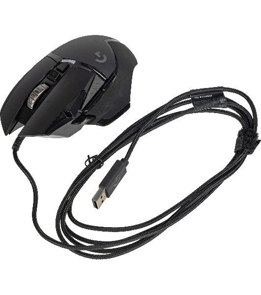 Мышь проводная Logitech G502 HERO черный, 25600 dpi, USB, кнопки - 11