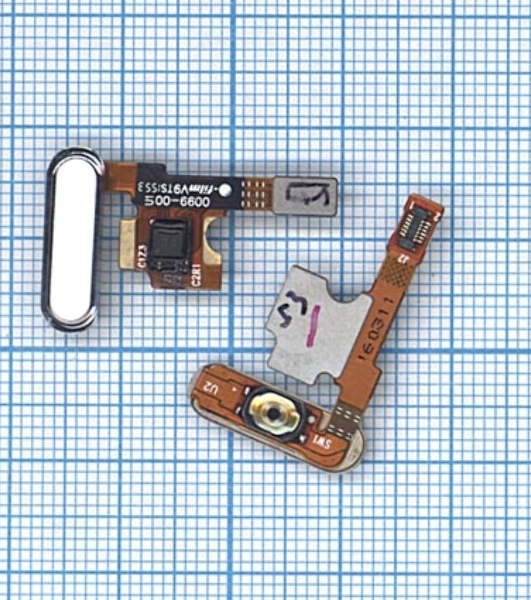 Шлейф со сканером отпечатка пальца для Xiaomi Mi 5 белый