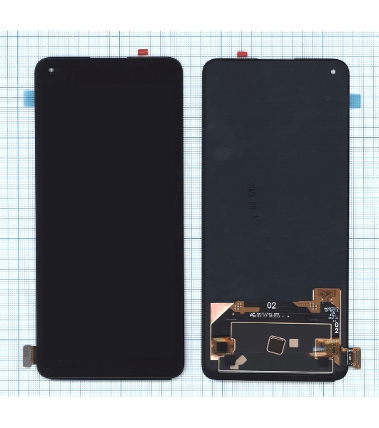 Дисплей для Realme GT Neo 3T в сборе с тачскрином черный