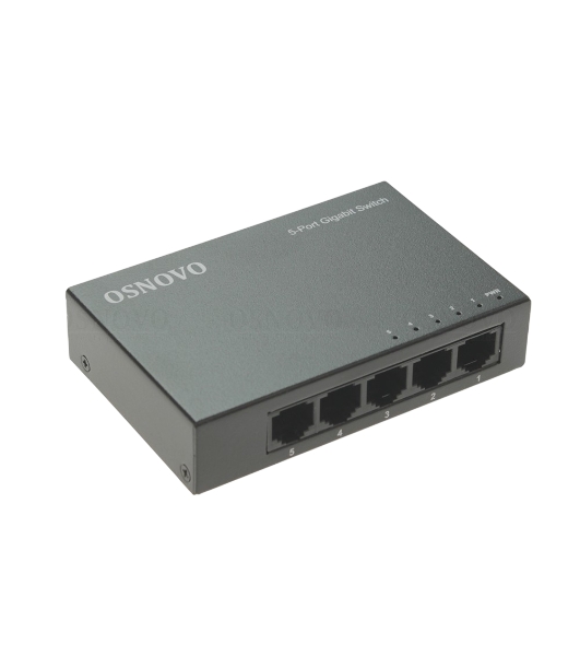 Коммутатор Osnovo SW-5G 5x1 Гбит/с неуправляемый
