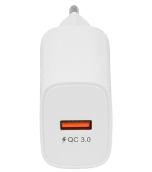 Сетевое зарядное устройство PERFEO с разъемом USB, QC3.0, 18W, белый (I4659)