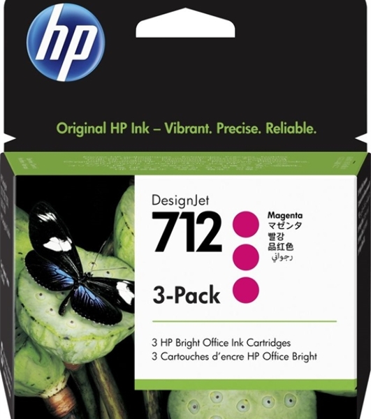 Картридж струйный HP 712 3ED78A пурпурный x3упак. (29мл) для HP DJ Т230/630