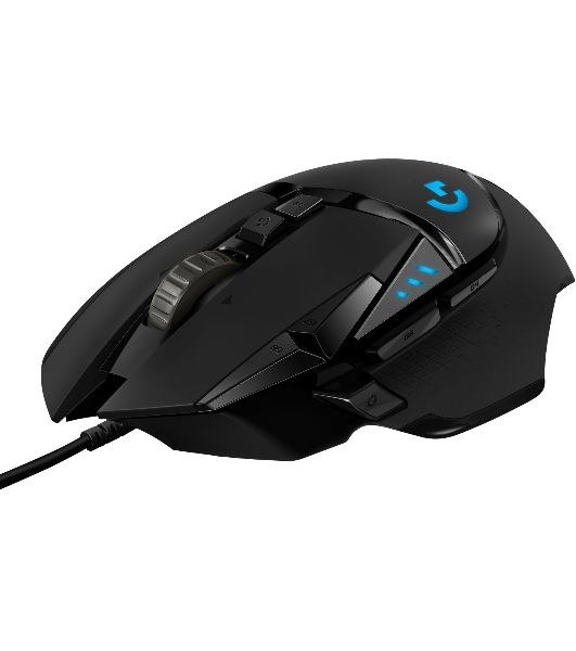 Мышь проводная Logitech G502 HERO черный, 25600 dpi, USB, кнопки - 11