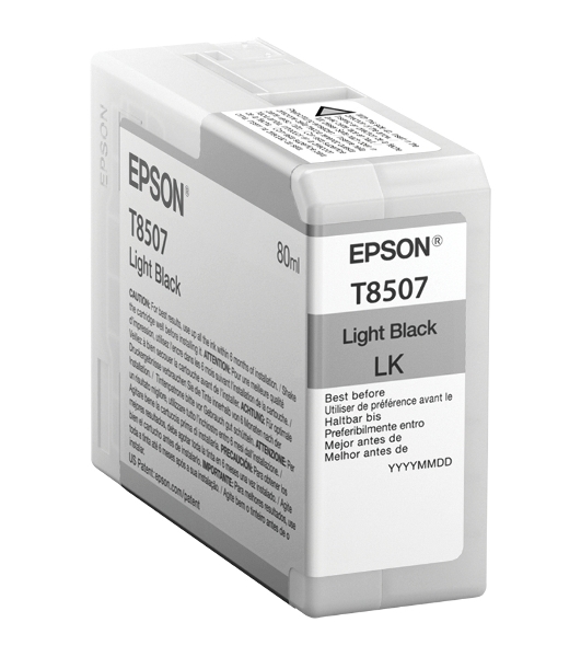 Картридж струйный Epson T8507 серый (80 мл) для SureColor SC-P800