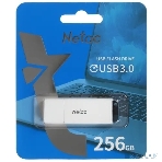 Флешка USB Netac U185 (NT03U185N-256G-30WH), 256Gb, USB 3.0, R/W 100/25, белый/серый, фото8