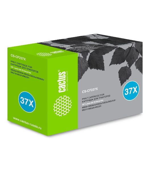 Картридж лазерный Cactus CS-CF237X черный (25000 стр.) для HP LJ M607n/M608n/M608dn/M609x/M631h/M631z/M632h