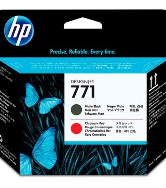 Картридж струйный HP CE017A черный матовый/хроматический красный печатающая головка для HP DJ Z6200