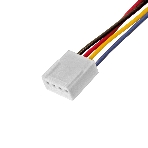 Вентилятор для корпуса ExeGate E12025H4P-PWM черный, 120 мм, 1500 об/мин, 24 дБ, 4 pin, фото4